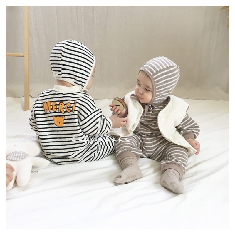 HI BYEBEBE - Korean Children Fashion - #Kfashion4kids - Cozy Padding Vest - 7