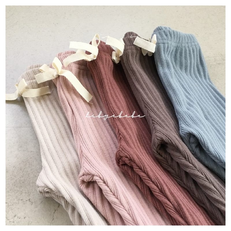 HI BYEBEBE - Korean Children Fashion - #Kfashion4kids - Fall Rib Leggings - 10