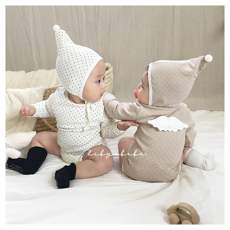 HI BYEBEBE - Korean Children Fashion - #Kfashion4kids - Baby Angel Bodysuit