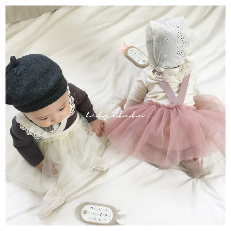 HI BYEBEBE - Korean Children Fashion - #Kfashion4kids - Lace Collar Tee - 4