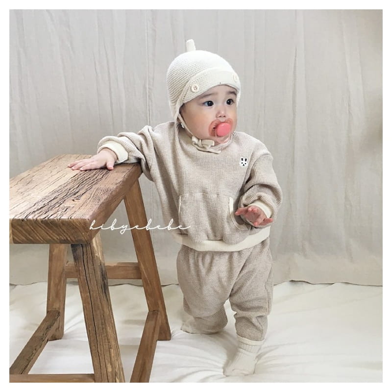 HI BYEBEBE - Korean Children Fashion - #Kfashion4kids - Bwang Sweatshirt Baggy Top Bottom Set