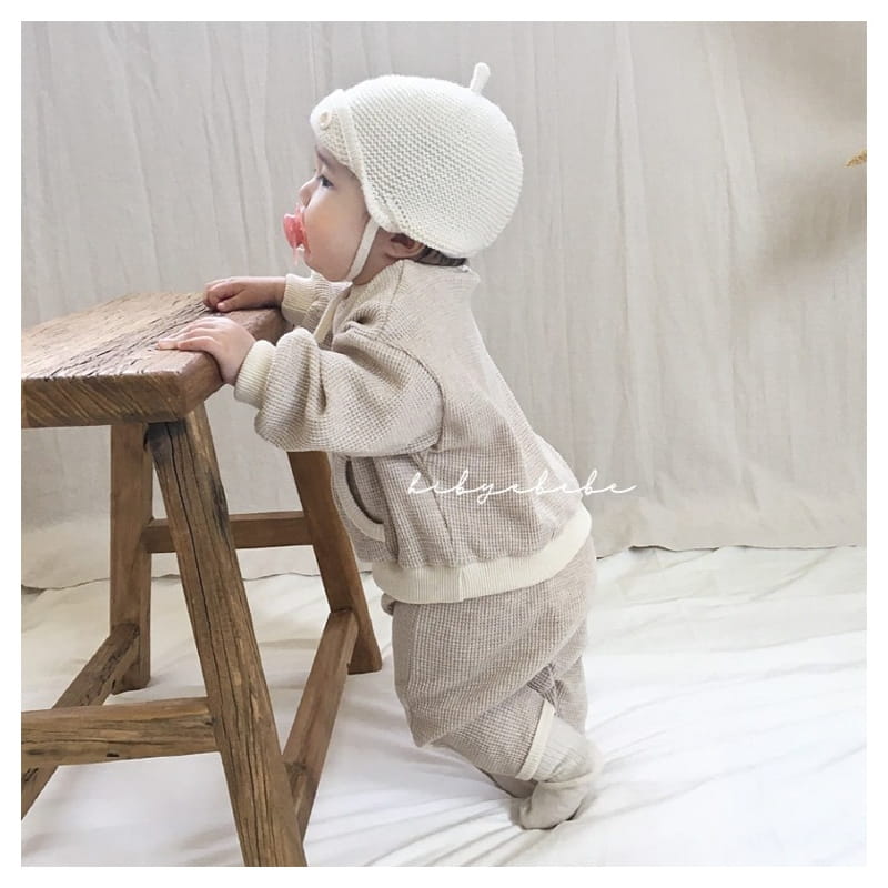 HI BYEBEBE - Korean Children Fashion - #Kfashion4kids - Bwang Sweatshirt Baggy Top Bottom Set - 3