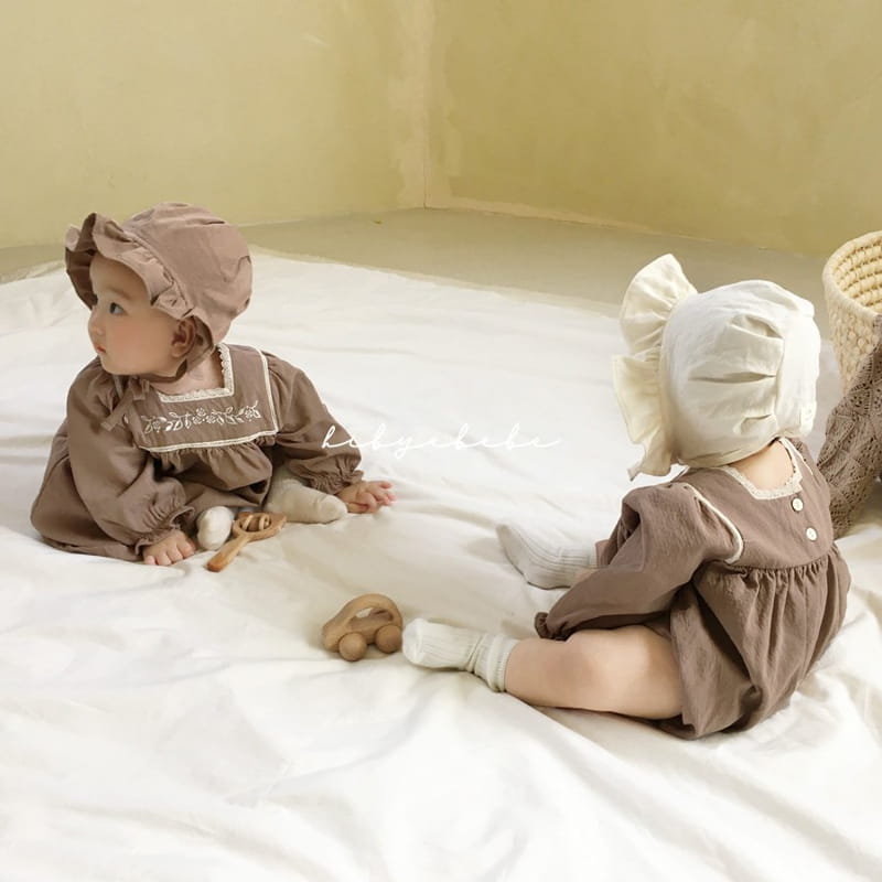 HI BYEBEBE - Korean Children Fashion - #Kfashion4kids - Bella Embroidery One-piece