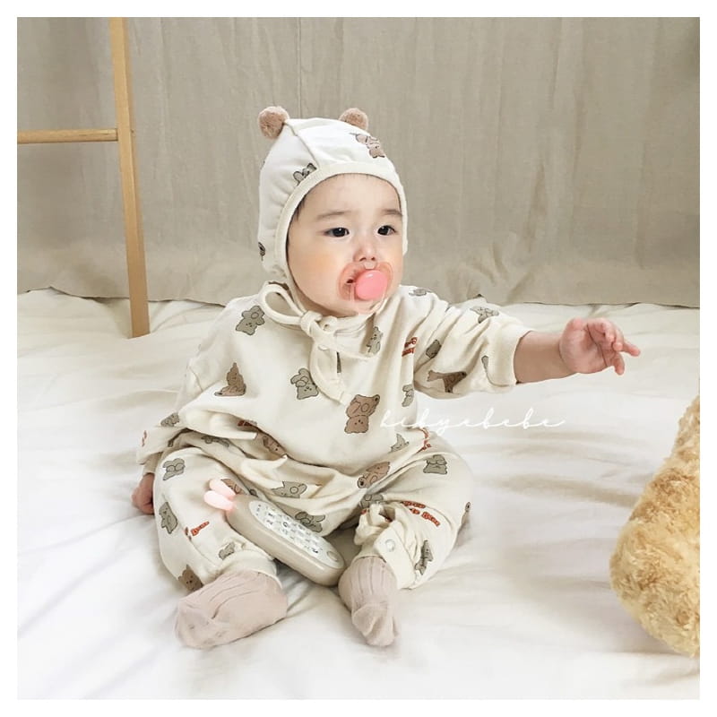 HI BYEBEBE - Korean Children Fashion - #Kfashion4kids - Gogo Hide Romper with Hat - 4