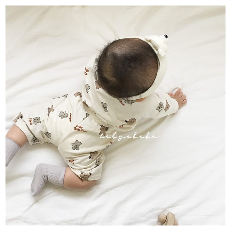 HI BYEBEBE - Korean Children Fashion - #Kfashion4kids - Gogo Hide Romper with Hat - 7