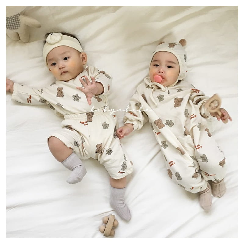 HI BYEBEBE - Korean Children Fashion - #Kfashion4kids - Gogo Hide Top Bottom Set - 2