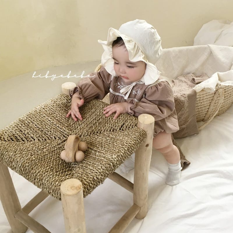 HI BYEBEBE - Korean Children Fashion - #Kfashion4kids - Bella Embroidery Bodysuit