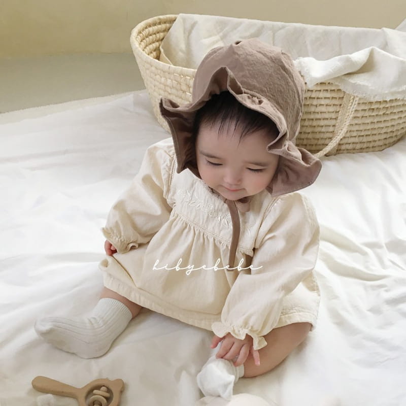 HI BYEBEBE - Korean Children Fashion - #Kfashion4kids - Bella Embroidery Bodysuit - 4