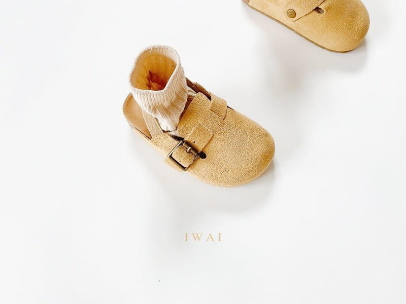 IWAI - Korean Children Fashion - #Kfashion4kids - Tan Slipper Slip-on - 10