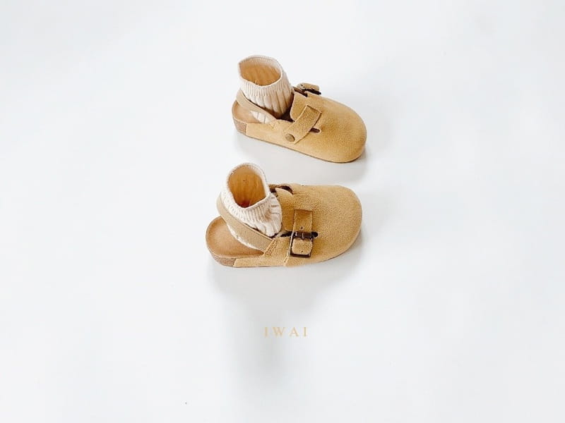 IWAI - Korean Children Fashion - #Kfashion4kids - Tan Slipper Slip-on - 11