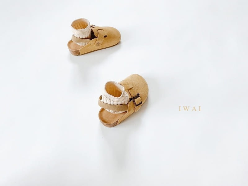 IWAI - Korean Children Fashion - #Kfashion4kids - Tan Slipper Slip-on - 12