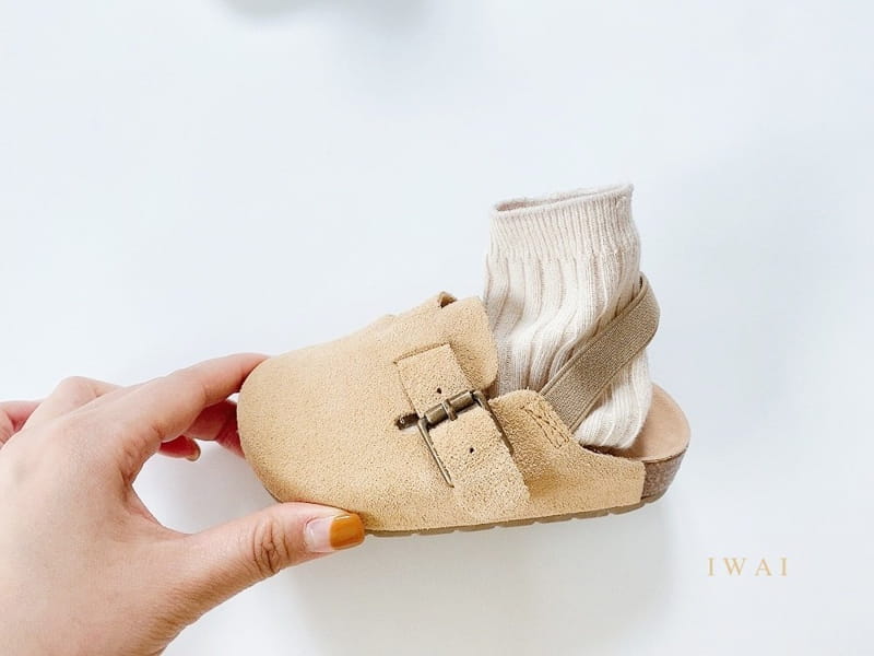 IWAI - Korean Children Fashion - #Kfashion4kids - Tan Slipper Slip-on - 7