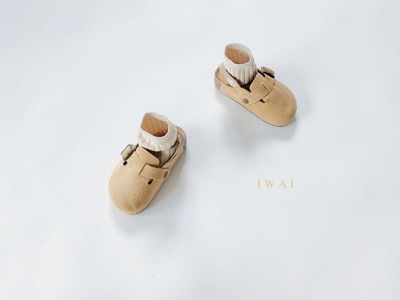 IWAI - Korean Children Fashion - #Kfashion4kids - Tan Slipper Slip-on - 8