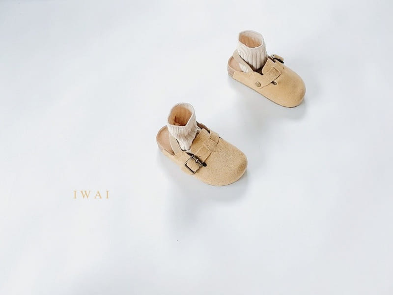 IWAI - Korean Children Fashion - #Kfashion4kids - Tan Slipper Slip-on - 9