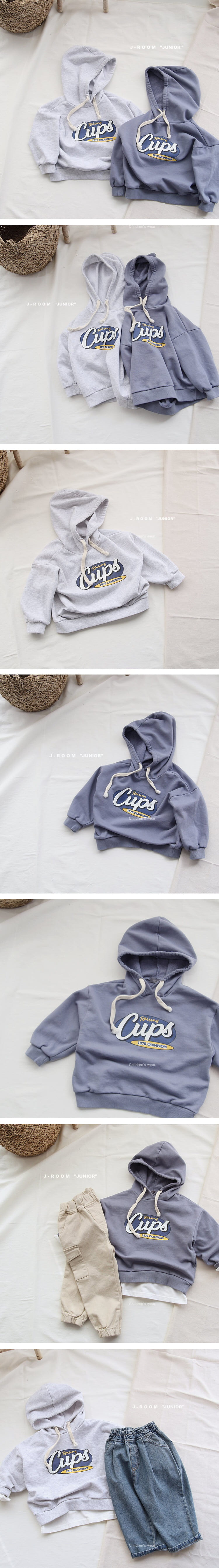J-ROOM - Korean Children Fashion - #Kfashion4kids - Cups Hood Tee