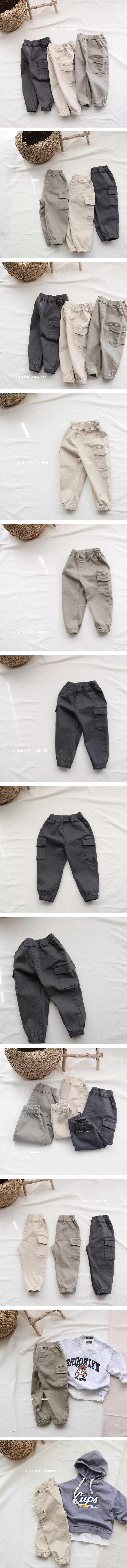 J-ROOM - Korean Children Fashion - #Kfashion4kids - Cargo Band Pants