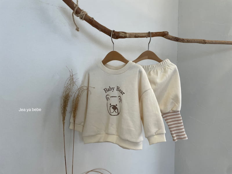 JEAYA & MYMI - Korean Children Fashion - #Kfashion4kids - Bear Top Bottom Set - 3