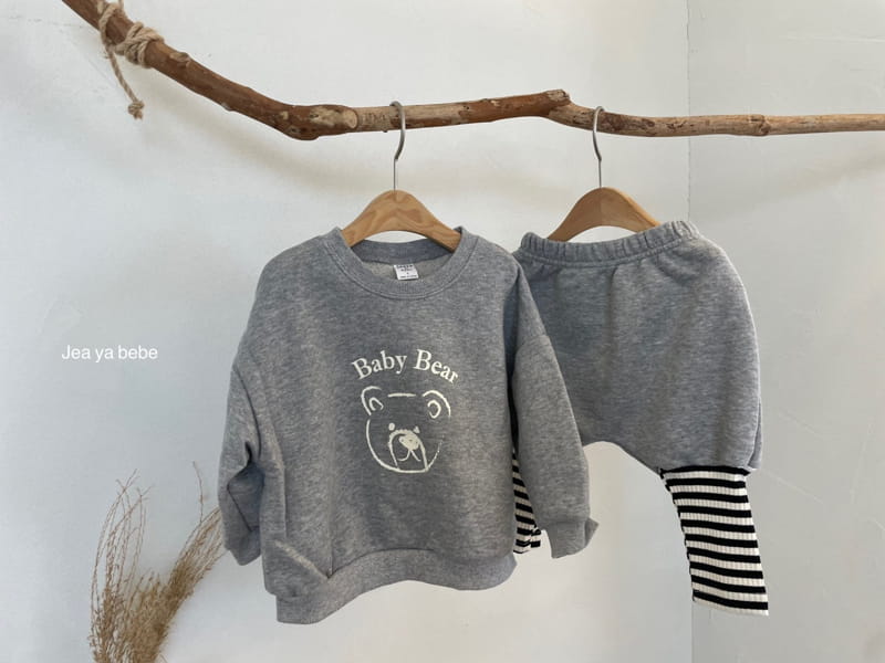 JEAYA & MYMI - Korean Children Fashion - #Kfashion4kids - Bear Top Bottom Set - 6