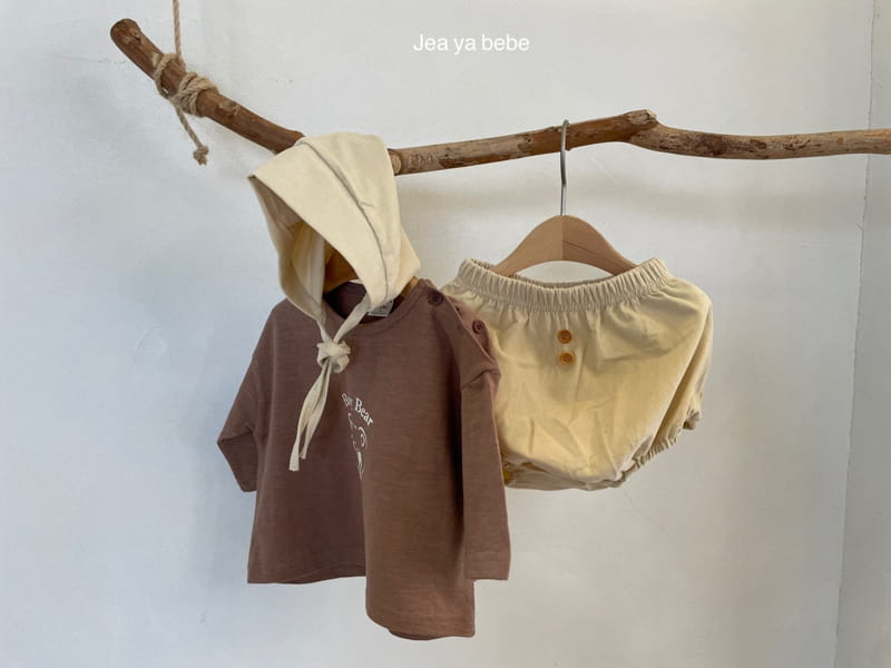 JEAYA & MYMI - Korean Children Fashion - #Kfashion4kids - Button Rib Hat Bloomer Set - 8
