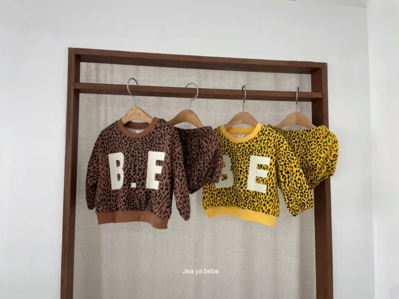 JEAYA & MYMI - Korean Children Fashion - #Kfashion4kids - Leopard Top Bottom Set - 2