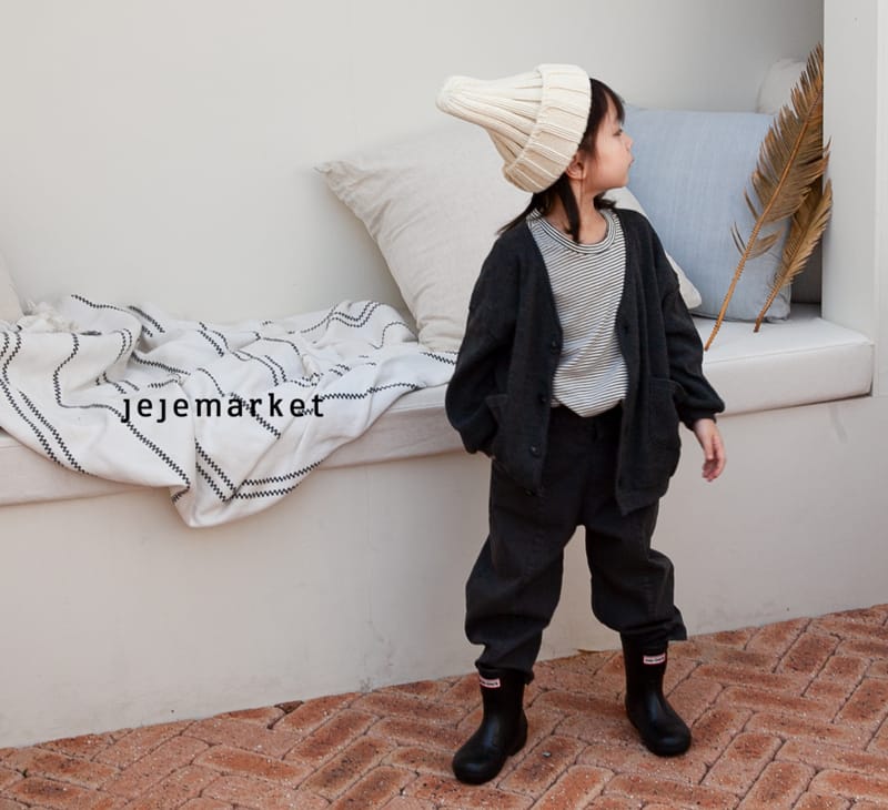 JEJE MARKET - Korean Children Fashion - #Kfashion4kids - Waffle Cardigan - 2