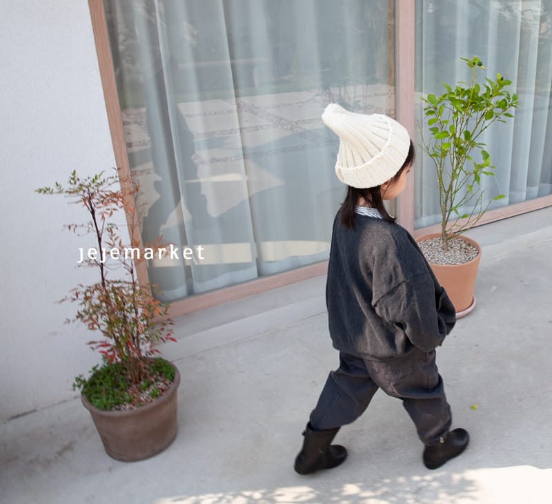 JEJE MARKET - Korean Children Fashion - #Kfashion4kids - Waffle Cardigan - 5