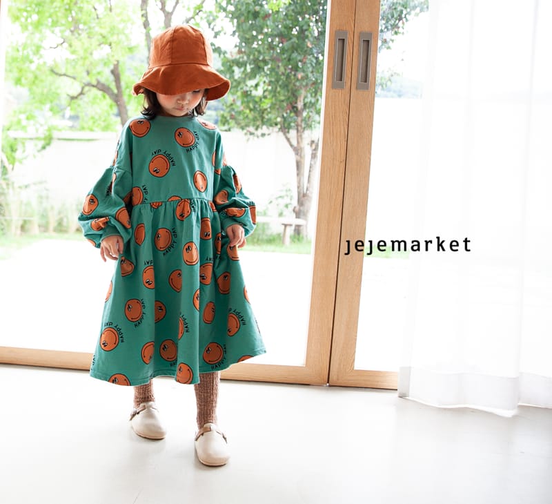 JEJE MARKET - Korean Children Fashion - #Kfashion4kids - Smile Puff One-piece - 2