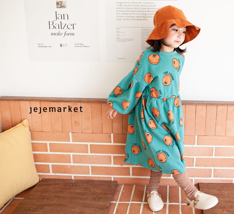 JEJE MARKET - Korean Children Fashion - #Kfashion4kids - Smile Puff One-piece - 3