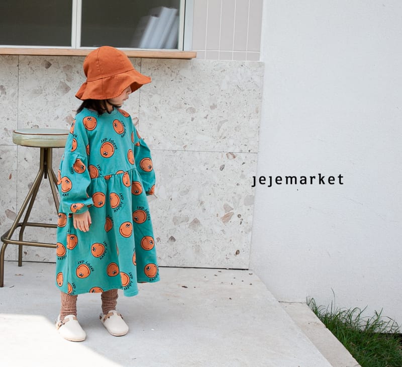 JEJE MARKET - Korean Children Fashion - #Kfashion4kids - Smile Puff One-piece - 7