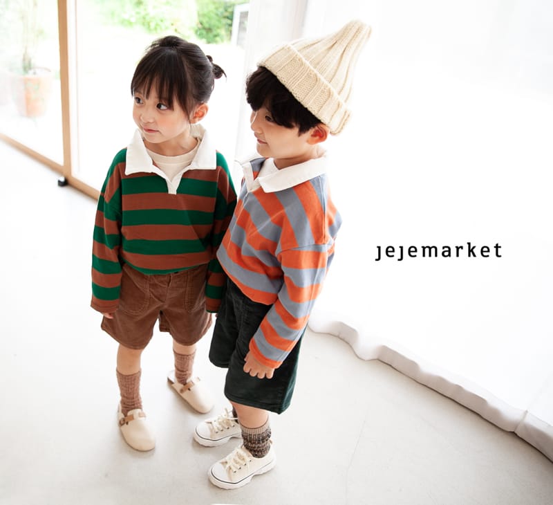 JEJE MARKET - Korean Children Fashion - #Kfashion4kids - Saint Collar Tee