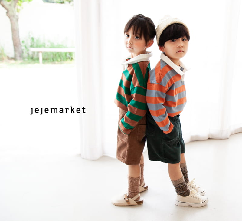 JEJE MARKET - Korean Children Fashion - #Kfashion4kids - Saint Collar Tee - 2
