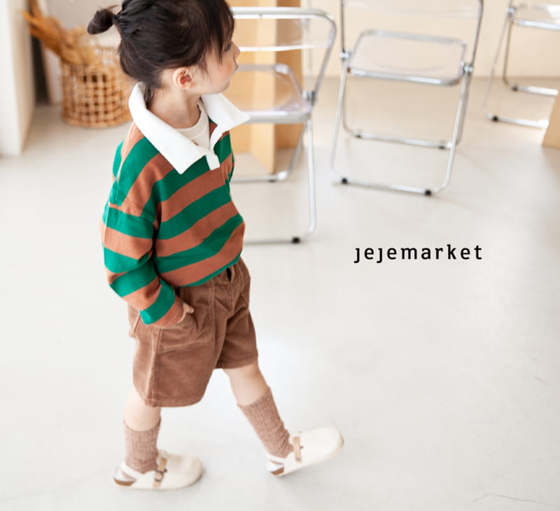 JEJE MARKET - Korean Children Fashion - #Kfashion4kids - Saint Collar Tee - 9
