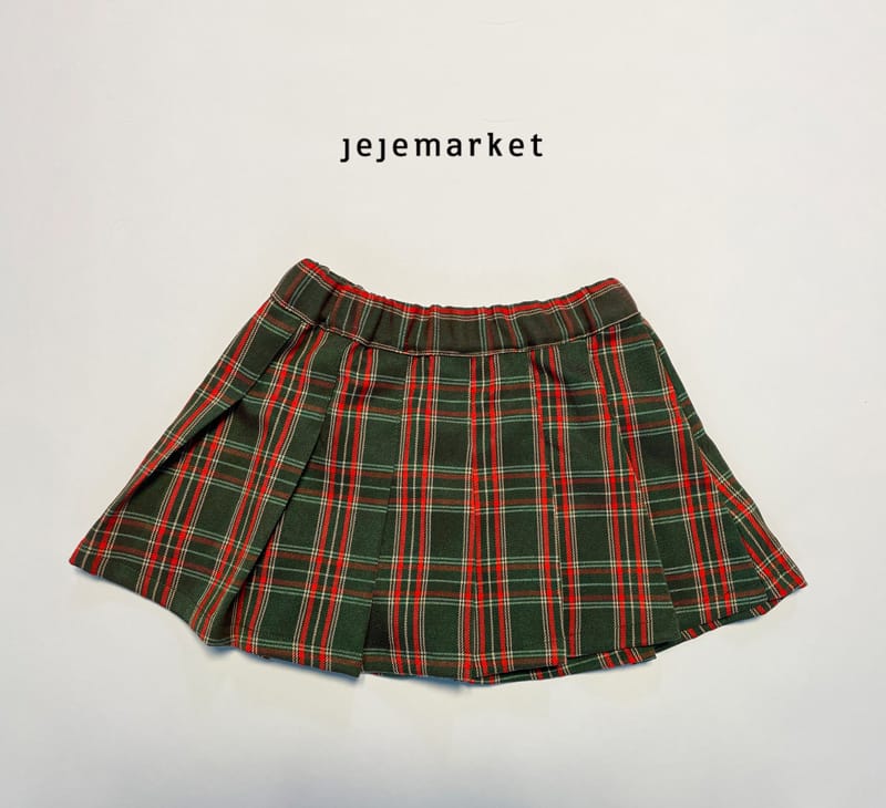 JEJE MARKET - Korean Children Fashion - #Kfashion4kids - Rino Check Skirt - 11