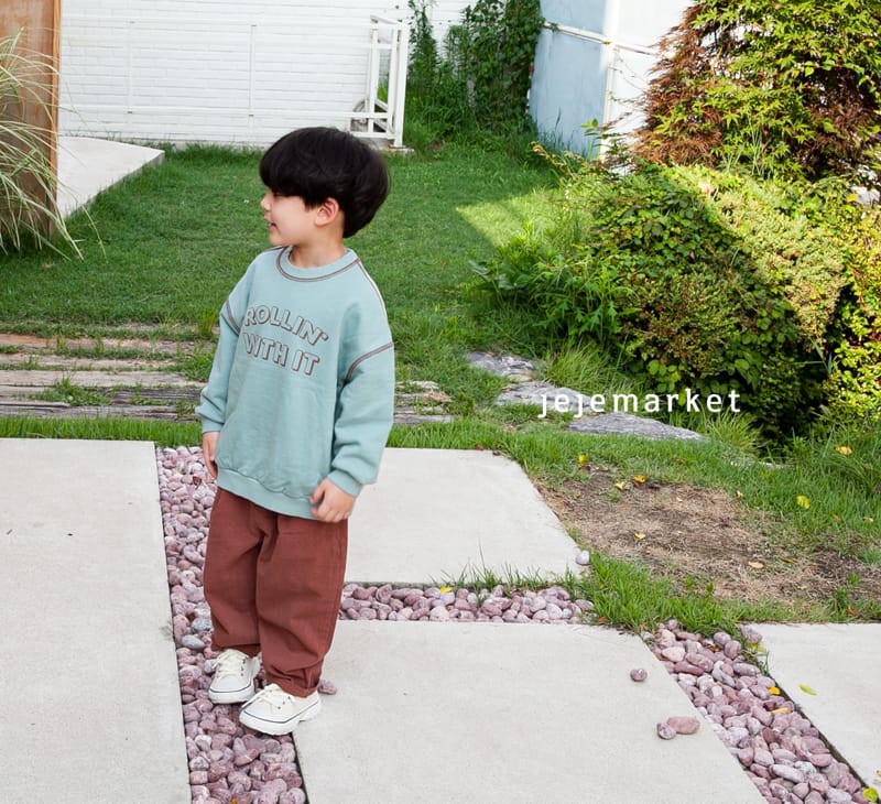 JEJE MARKET - Korean Children Fashion - #Kfashion4kids - Rollin Stitch Sweatshirt - 10