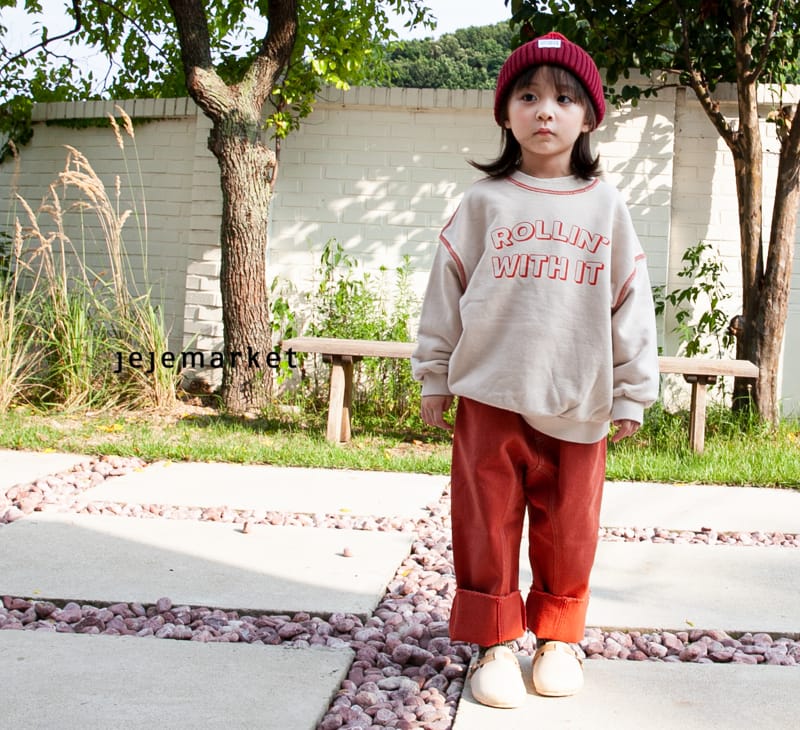 JEJE MARKET - Korean Children Fashion - #Kfashion4kids - Rollin Stitch Sweatshirt - 4