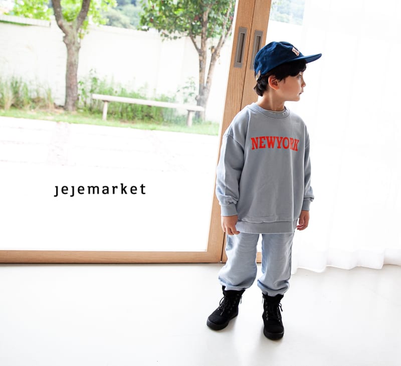 JEJE MARKET - Korean Children Fashion - #Kfashion4kids - New York Top Bottom Set - 10