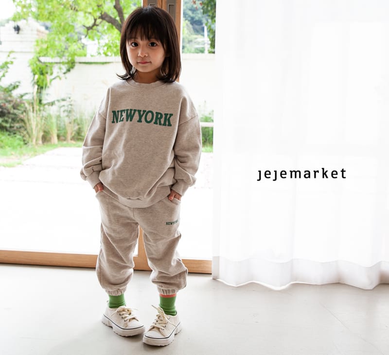 JEJE MARKET - Korean Children Fashion - #Kfashion4kids - New York Top Bottom Set - 4
