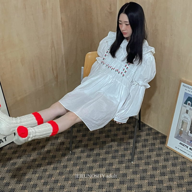 JEJEUNOSITY - Korean Children Fashion - #Kfashion4kids - Mom Olive Blouse - 6