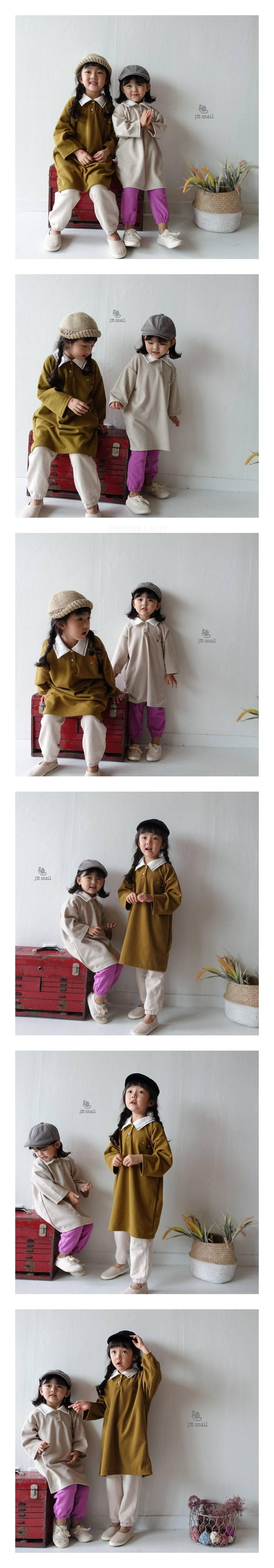 JM SNAIL - Korean Children Fashion - #Kfashion4kids - PK Embroidery One-piece