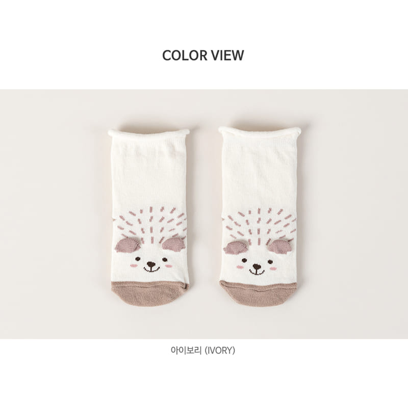 KIDS CLARA - Korean Children Fashion - #Kfashion4kids - Erizo Rolling Baby Socks [set of 5] - 11