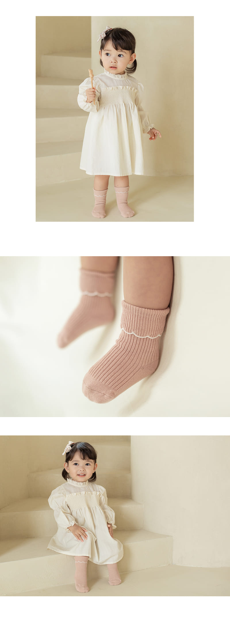 KIDS CLARA - Korean Children Fashion - #Kfashion4kids - Dana Baby Socks [set of 5] - 9