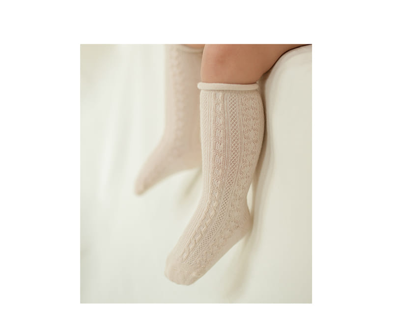 KIDS CLARA - Korean Children Fashion - #Kfashion4kids - Napoli Baby Knee Socks [set of 5] - 5
