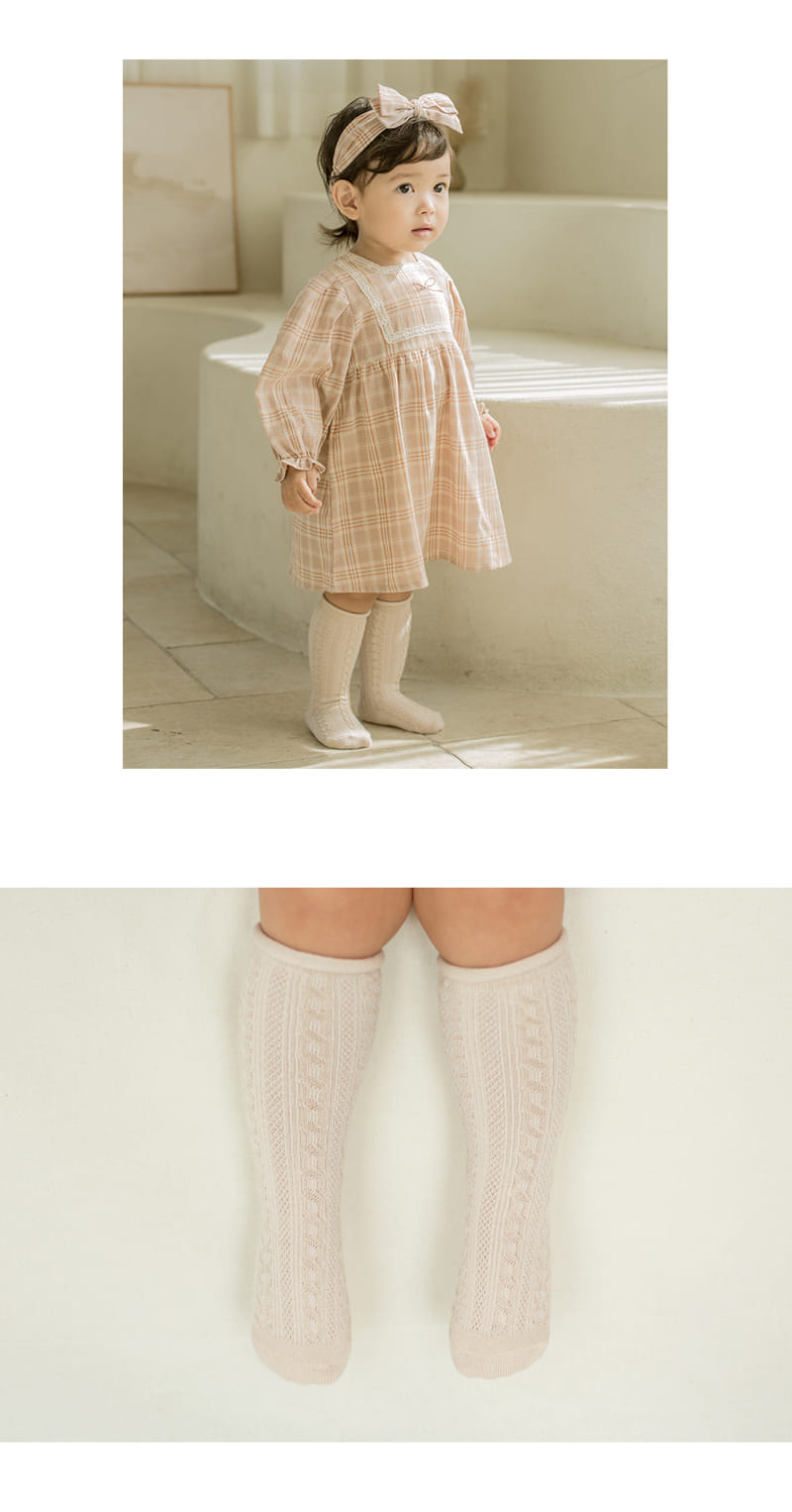 KIDS CLARA - Korean Children Fashion - #Kfashion4kids - Napoli Baby Knee Socks [set of 5] - 7