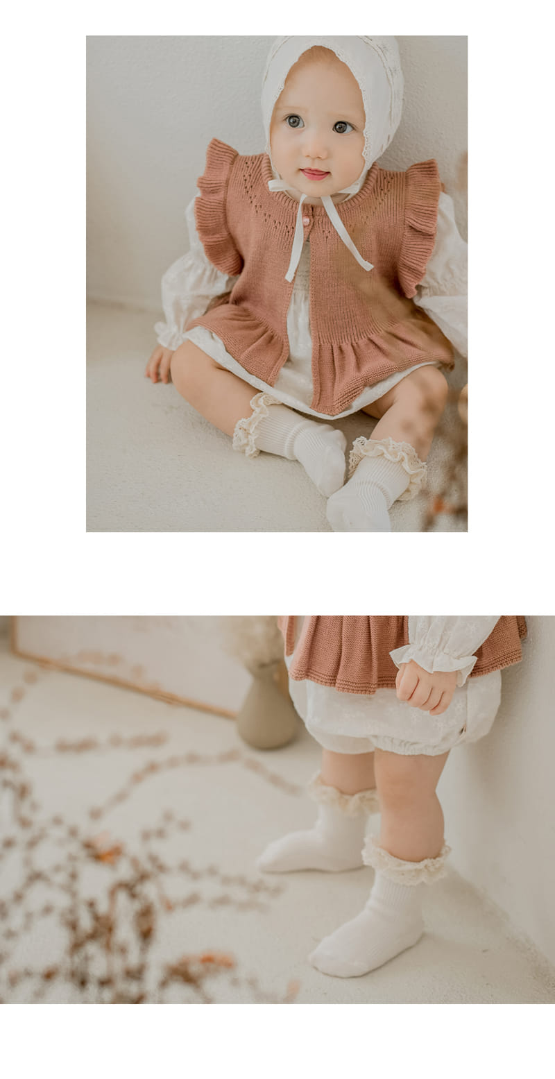 KIDS CLARA - Korean Children Fashion - #Kfashion4kids - Juang Lace Baby Socks [set of 5] - 9
