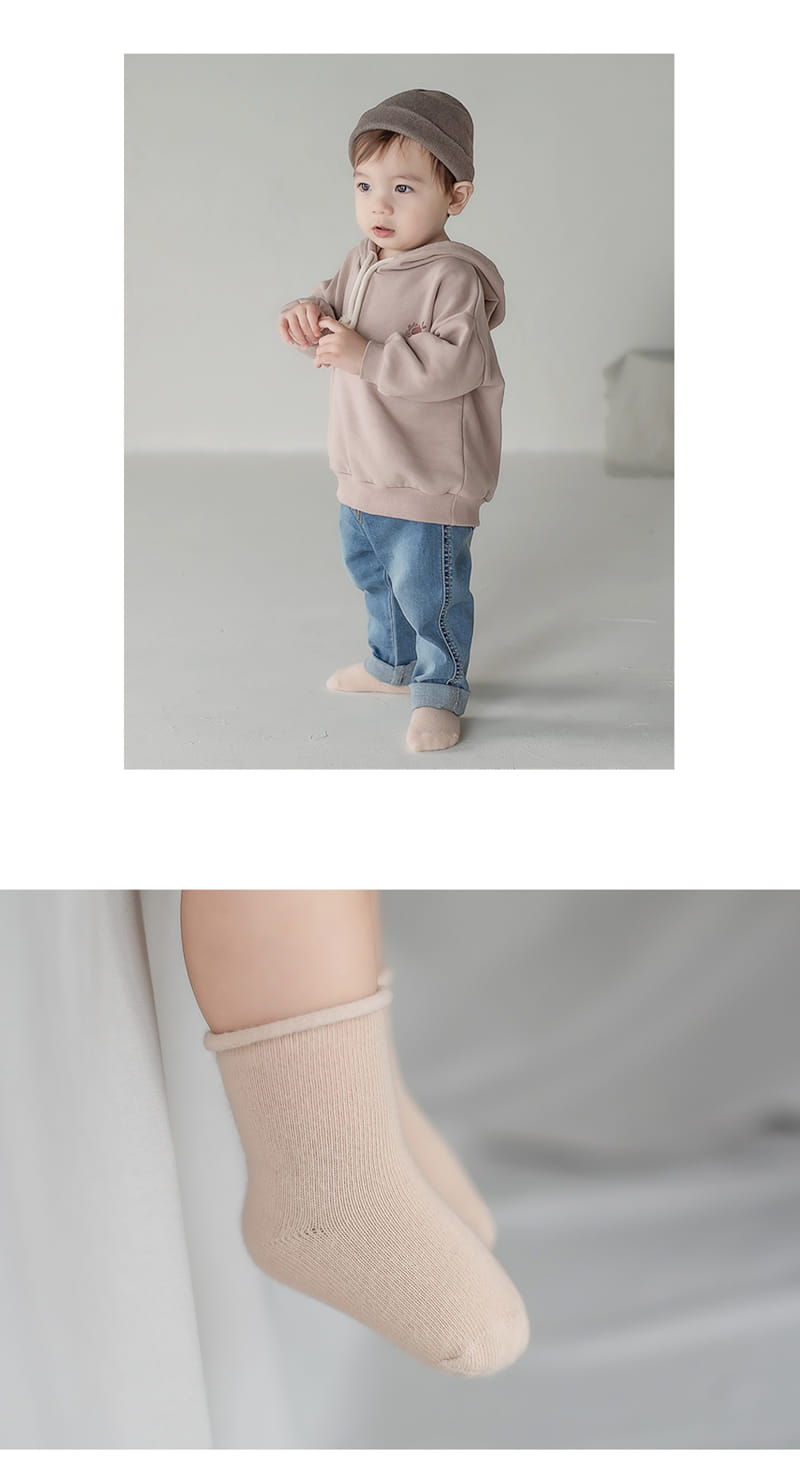 KIDS CLARA - Korean Children Fashion - #Kfashion4kids - Joy Rolling Baby Socks [set of 5] - 10