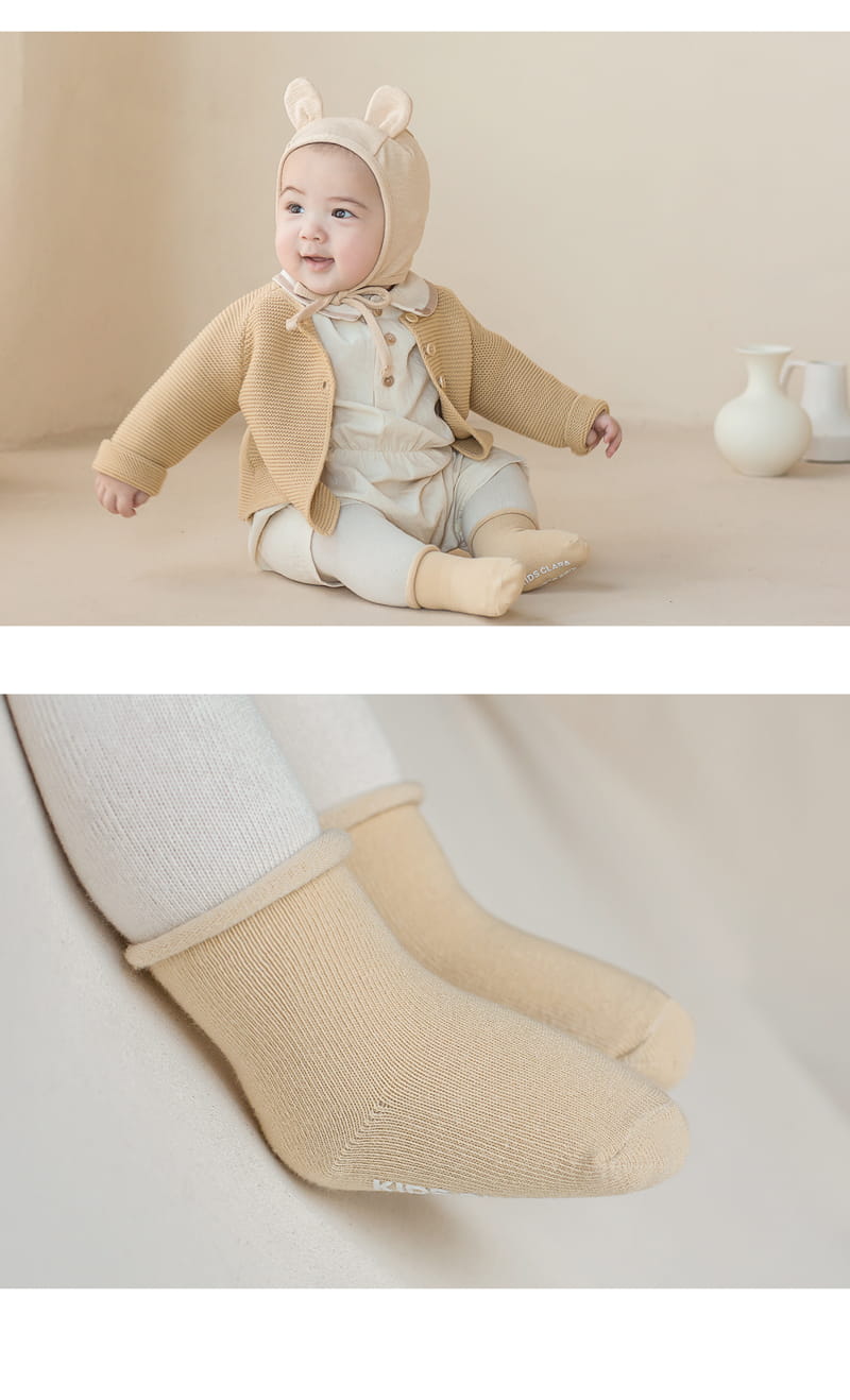 KIDS CLARA - Korean Children Fashion - #Kfashion4kids - Joy Rolling Baby Socks [set of 5] - 11
