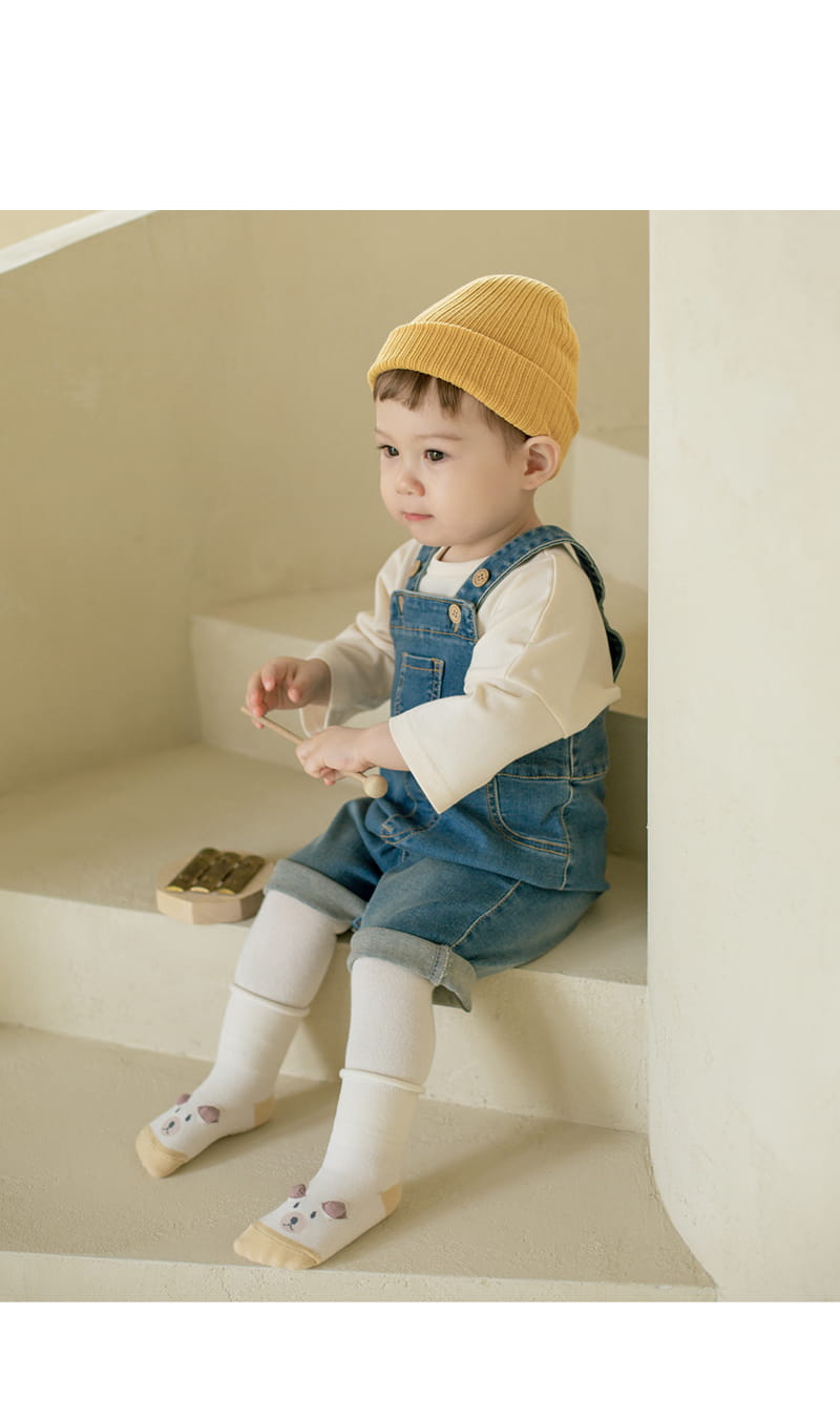 KIDS CLARA - Korean Children Fashion - #Kfashion4kids - Oso Baby Leggings & Socks [set of 5]