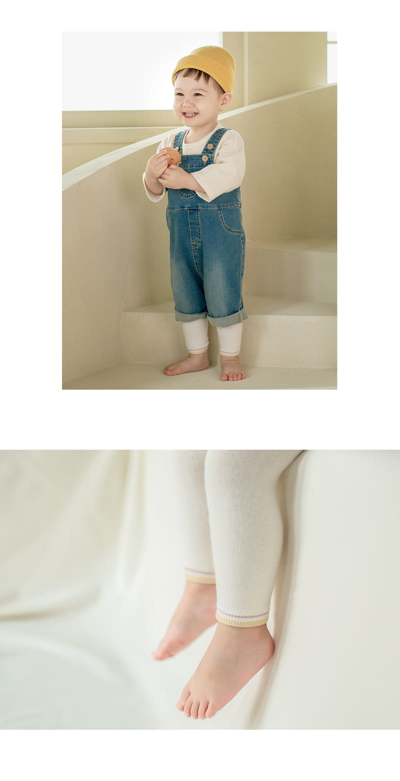 KIDS CLARA - Korean Children Fashion - #Kfashion4kids - Oso Baby Leggings & Socks [set of 5] - 6