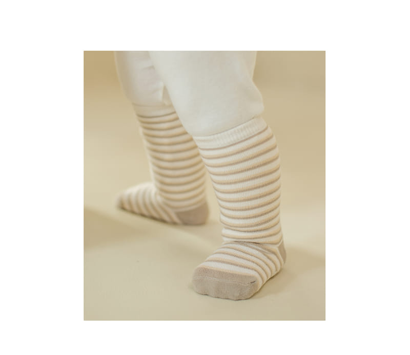 KIDS CLARA - Korean Children Fashion - #Kfashion4kids - Poin Baby Knee Socks [set of 5] - 2