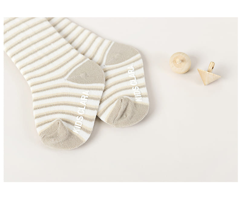 KIDS CLARA - Korean Children Fashion - #Kfashion4kids - Poin Baby Knee Socks [set of 5] - 5